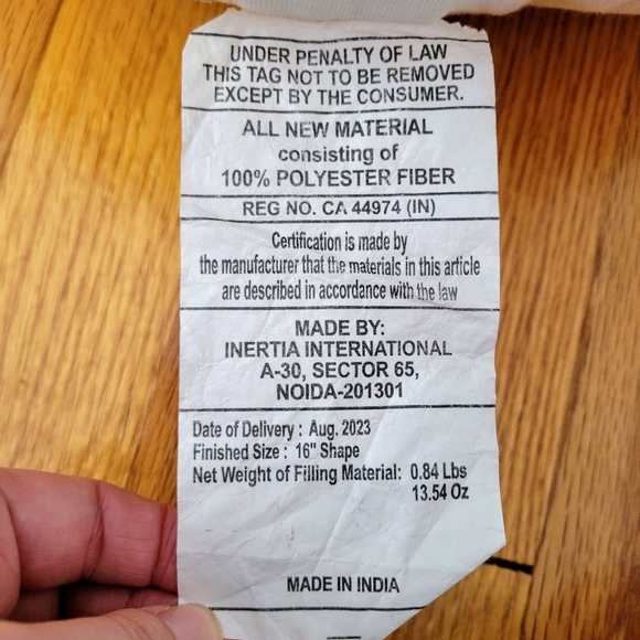 Shabby Chic Heart Shaped Embroidered‎ Throw Pillow Floral Embellished *read* - Picture 8 of 9